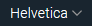 Font Family Drop-Down Menu