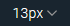 Font Size Drop-Down Menu