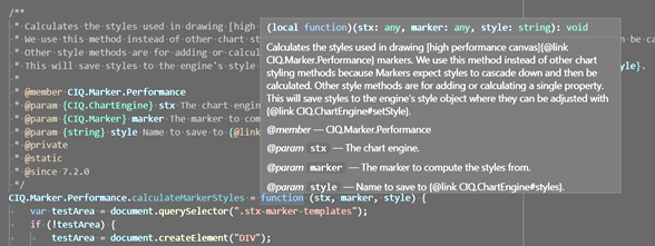 ChartIQ library TypeScript definition